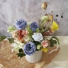 【永生花禮】迷霧藍玫瑰永生花禮/開幕花禮/升遷花禮/祝賀花禮