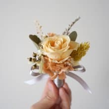 【竒植花物】主婚人胸花/婚禮胸花/新郎胸花/伴郎胸花/招待胸花