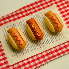 熱狗熊香氛蠟燭hotdog candle
