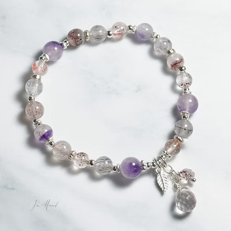 雲霧朝霞-超七水晶設計手鍊