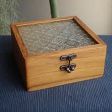 ShouZhuo handmade---海棠花柚木盒