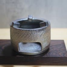 【送禮好物】10cm 柴燒 保溫爐座 蠟燭加熱台 鶯歌葉敏祥手作