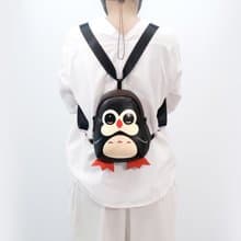 Penguin Mini backpack, Crossbody bag,hand painted bag,handmade backpack.