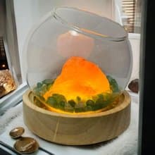 迷你鹽燈 療癒小物 辦公室 夜燈 贈品 小財位 小鹽燈 水晶 送禮