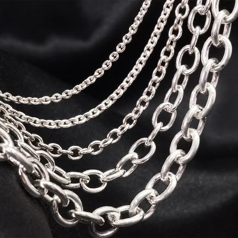 925純銀項鍊 經典圓圈系列 百搭款銀鍊 男生項鍊