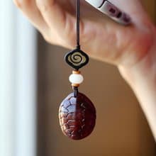 富甲天下紫檀木吊飾(含開光)旺事業、招生意、趨吉避凶、送禮推薦