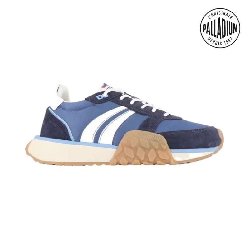PALLADIUM TROOP RUNNER FLAME 復古拚色軍種潮鞋 海軍藍 74487