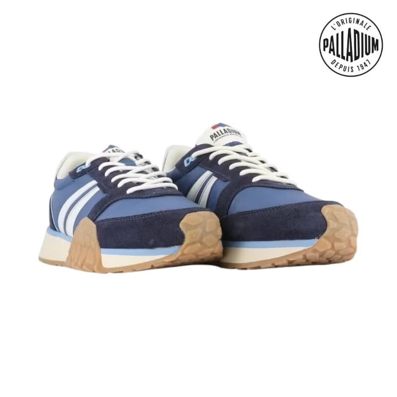 PALLADIUM TROOP RUNNER FLAME 復古拚色軍種潮鞋 海軍藍 74487