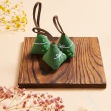 樣樣好物 立體刺繡 粽子吊飾
