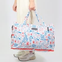 murmur 完美折疊旅袋 | hello kitty (花線) | 收納行李袋