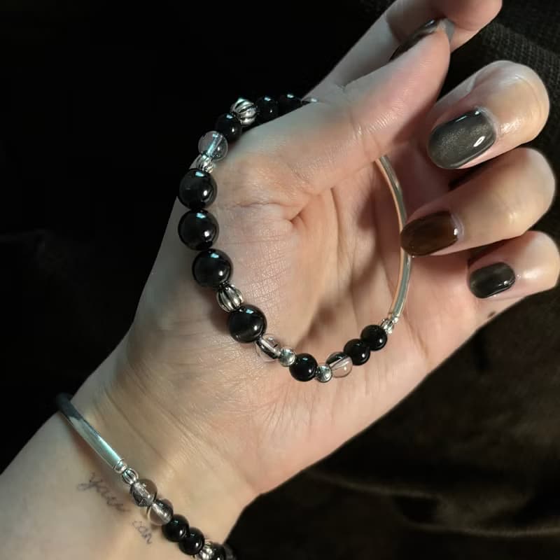 SS&CO | 金運石純銀水晶手鏈