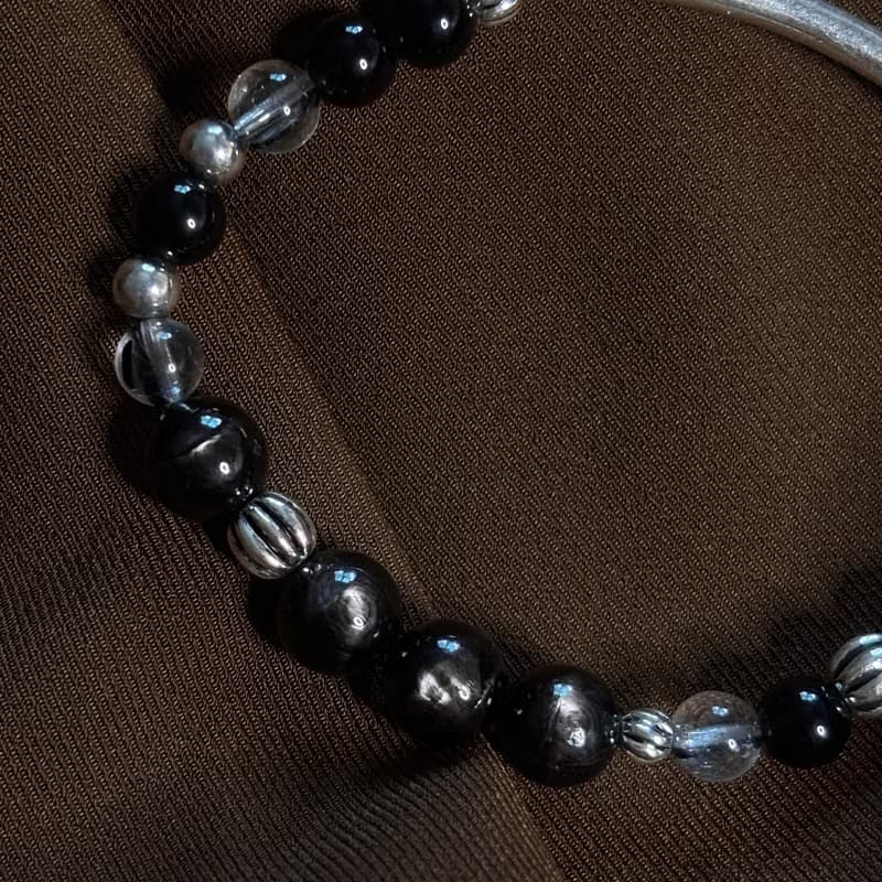 SS&CO | 金運石純銀水晶手鏈