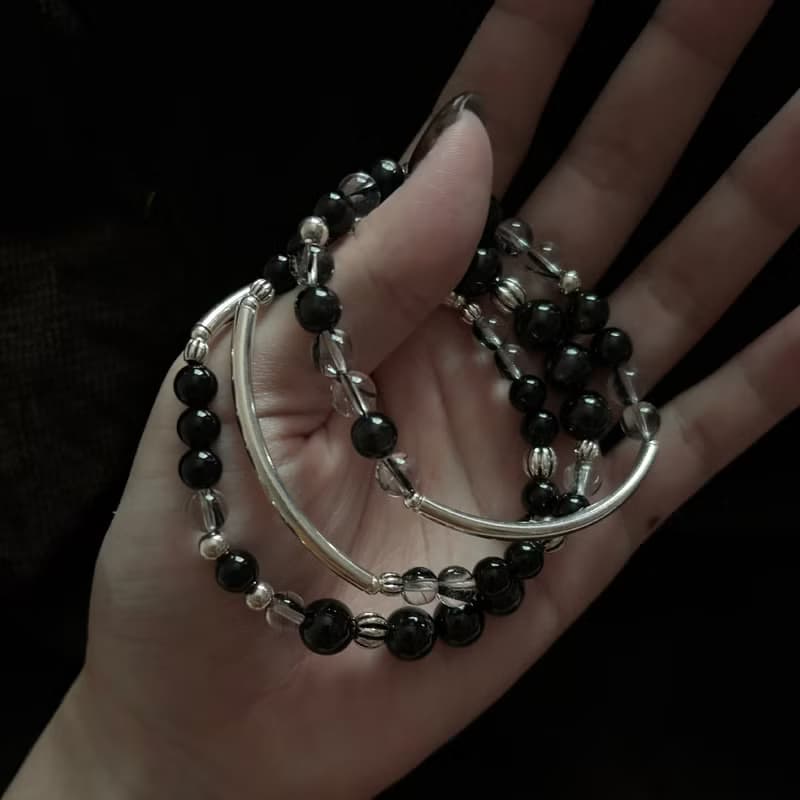 SS&CO | 金運石純銀水晶手鏈