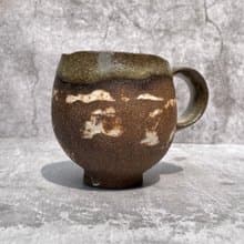 雙色絞胎咖啡杯