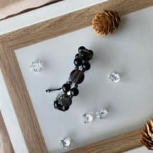 冰曜石 黑曜石 || 避邪擋煞 防小人 排除負能量與壓力 水晶手鍊