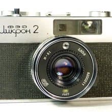 FED Mikron 2 Micron-2 rangefinder USSR film camera Industar-81 lens 2.8/38