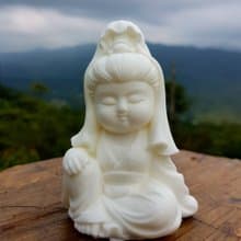 淨念吉祥小佛之觀音  擴香石含具吸濕防潮性,另有附件