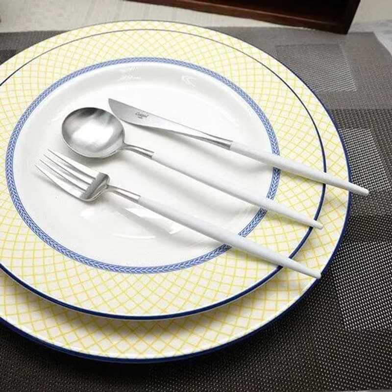 葡萄牙Cutipol GOA系列白柄主餐三件組(刀叉匙)