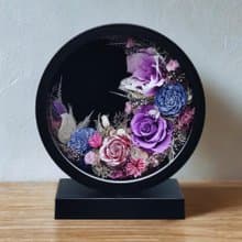 Oborozuki永生花月圓花燈 - 若紫