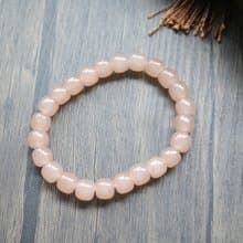 天然粉水晶石英玉復古手串玉石手鏈禮盒
