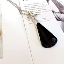 vintage jewelry avon 古典銀色造型長鍊
