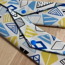 文青風環保純棉筷袋 畢業 清新白 日本 潮物 收納 手作餐具袋 繁