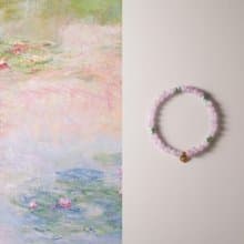 原創紫鋰輝文玩手串紫氣東來手工s925銀手鏈