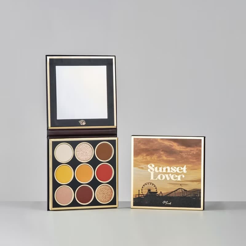 FreshO2 林倩聯名 SunsetLOVER 9色眼影盤 送禮 網紅同款