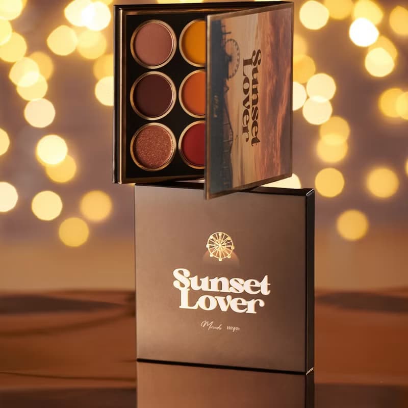 FreshO2 林倩聯名 SunsetLOVER 9色眼影盤 送禮 網紅同款