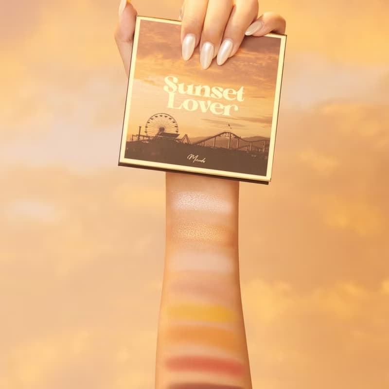 FreshO2 林倩聯名 SunsetLOVER 9色眼影盤 送禮 網紅同款