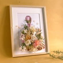 期待美好-永生乾燥花藝框畫