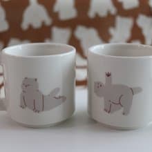 big big cat - yoga mug