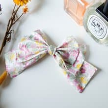 英國LIBERTY FABRICS法式優雅大蝴蝶結髮飾 - Mamie (粉紅)