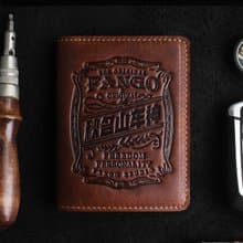 手縫真皮駕照行照包 瘋馬皮革牛皮名片夾 短夾 簡易卡片套/卡片夾