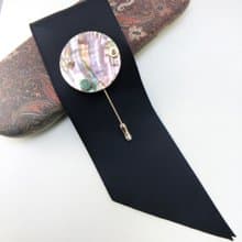 幻彩貝殼胸針 情侶胸針 珍珠 瑪瑙 幻彩極光 泛出獨一無二的光彩