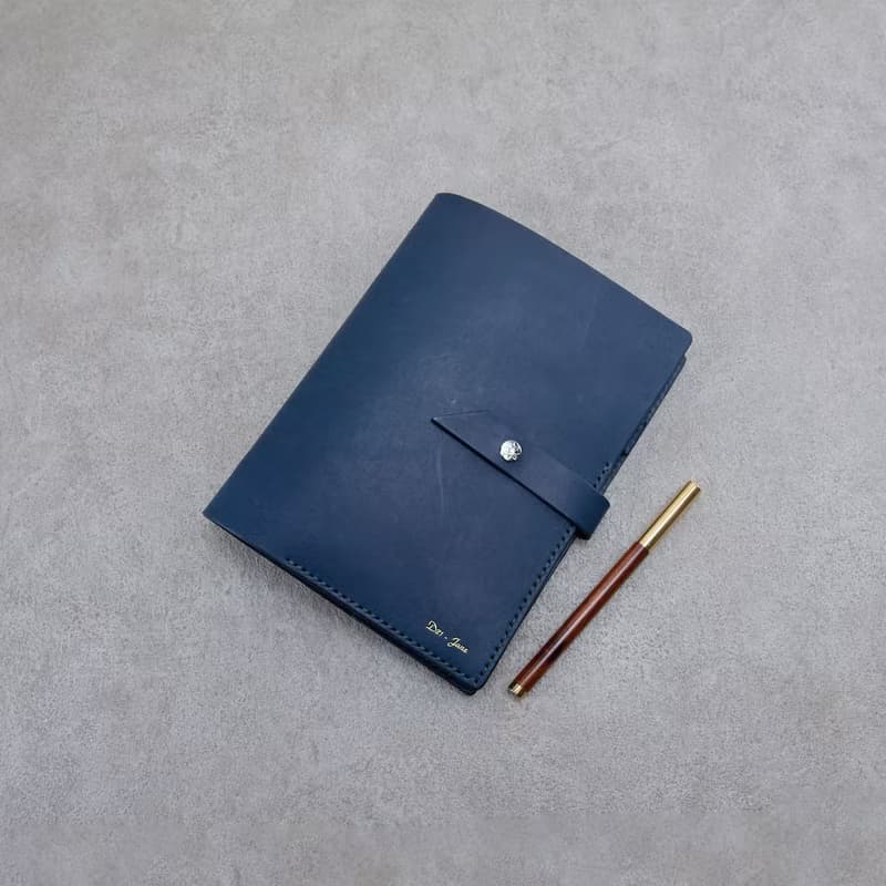 筆記本 手帳 手札 A5 活頁 記事 禮物 真皮皮革