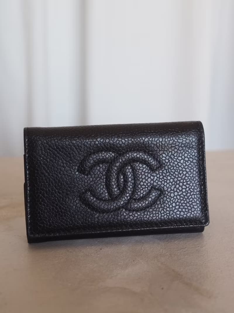 CHANEL シャネル COCO ココマーク キーケース ブラック レザー ヴィンテージ