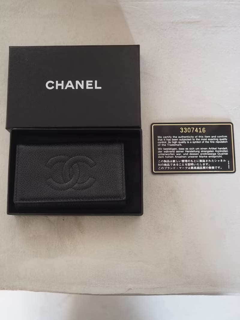 CHANEL シャネル COCO ココマーク キーケース ブラック レザー ヴィンテージ