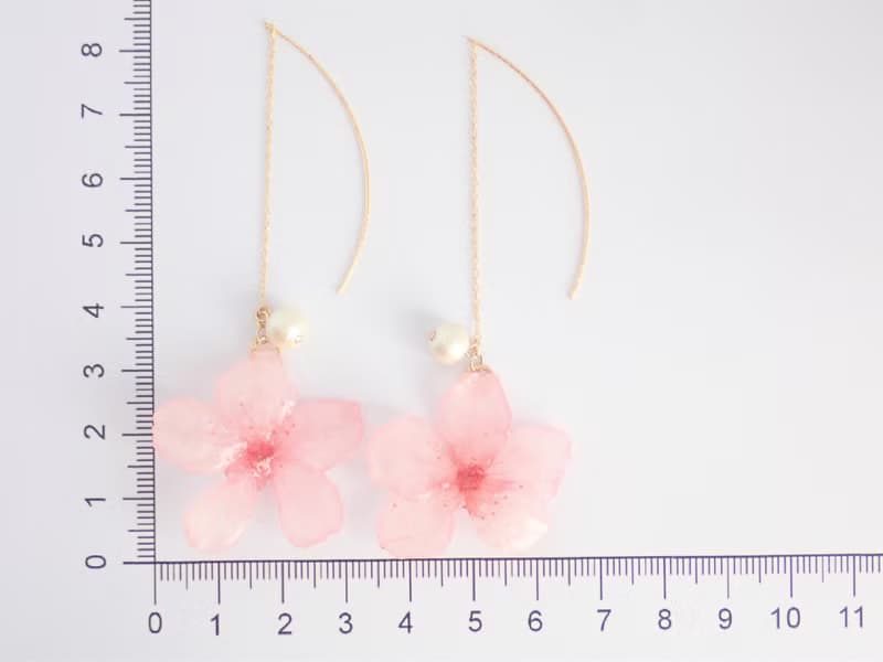 Genuine Sakura ✕ Cotton Pearl American Earrings
