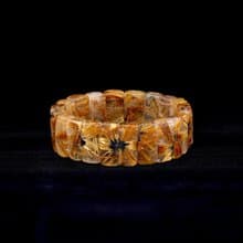 寶麗金珠寶-天然鈦晶花手排