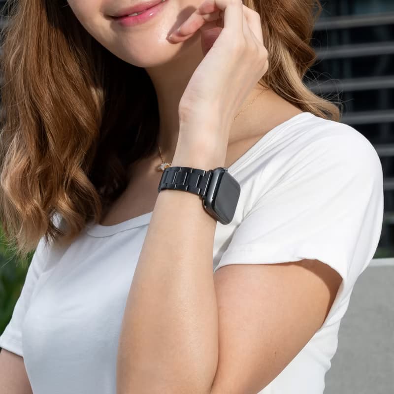 不鏽鋼三段式Apple Watch 蘋果手錶錶帶