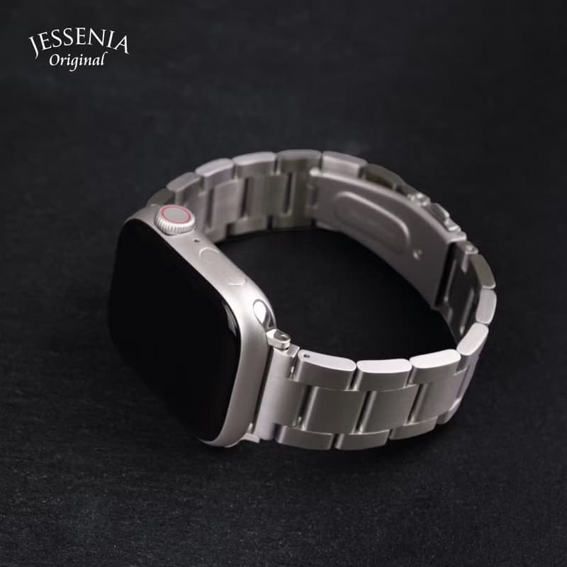 不鏽鋼三段式Apple Watch 蘋果手錶錶帶