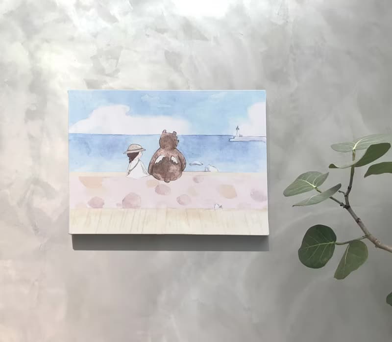 | 微光Whisper | 無框畫_一起去看海