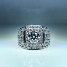 莫桑鑽 |  宙斯鑽石男戒  | 台中門市 |  可升級K金白金真鑽