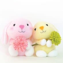【獨家手作】甜蜜雪綿兔 手縫 兔子 DIY手作材料 單入聖誕禮物