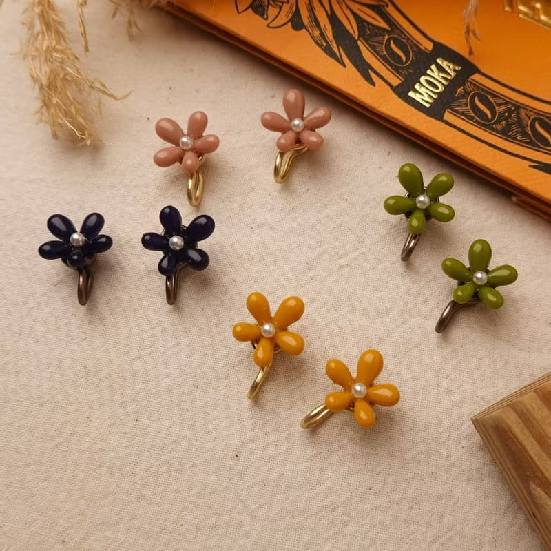 哈蜜花 無痛耳夾 / 粉