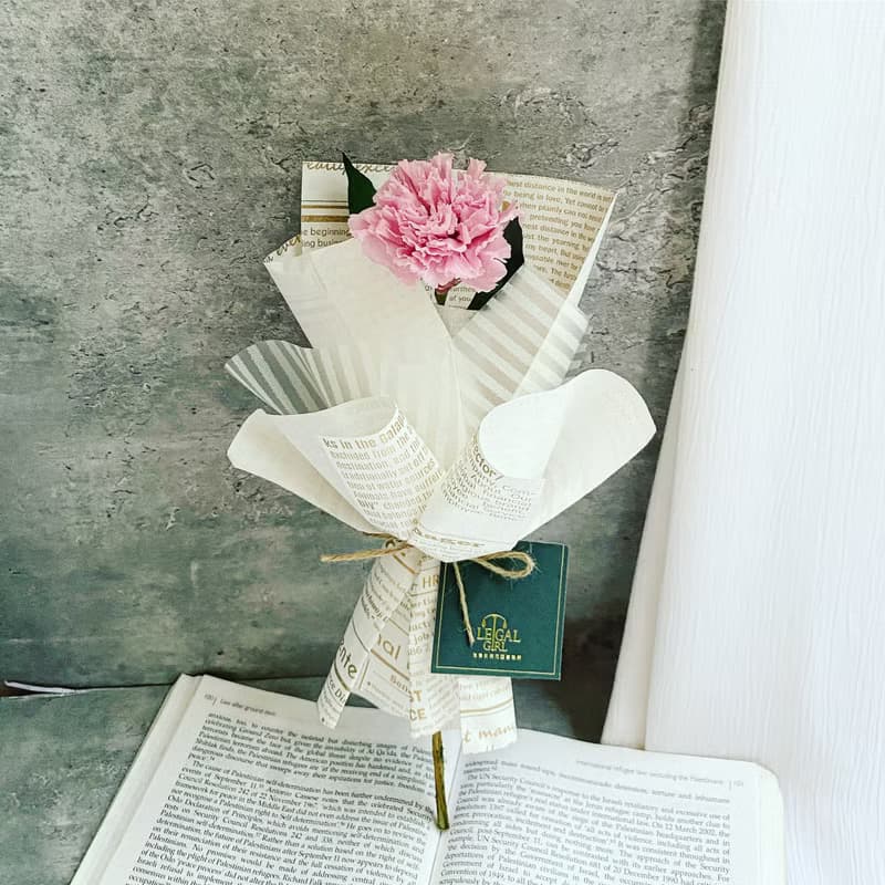 【單支大朵康乃馨永生花束】唯一主角|永生花|共兩色|快速出貨