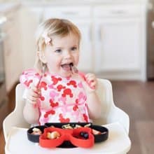 Bumkins 迪士尼寶寶矽膠餐盤(米妮)