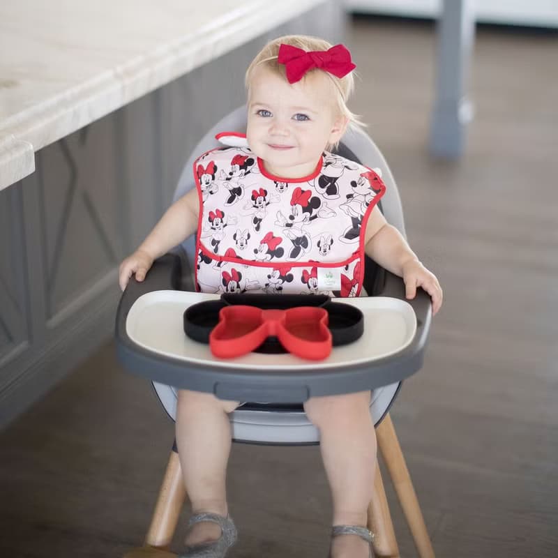 Bumkins 迪士尼寶寶矽膠餐盤(米妮)