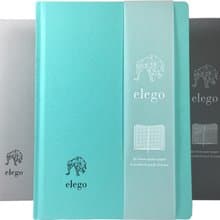Chien Ai C&C X elego石系A5環保石頭紙筆記本 - 湖水綠
